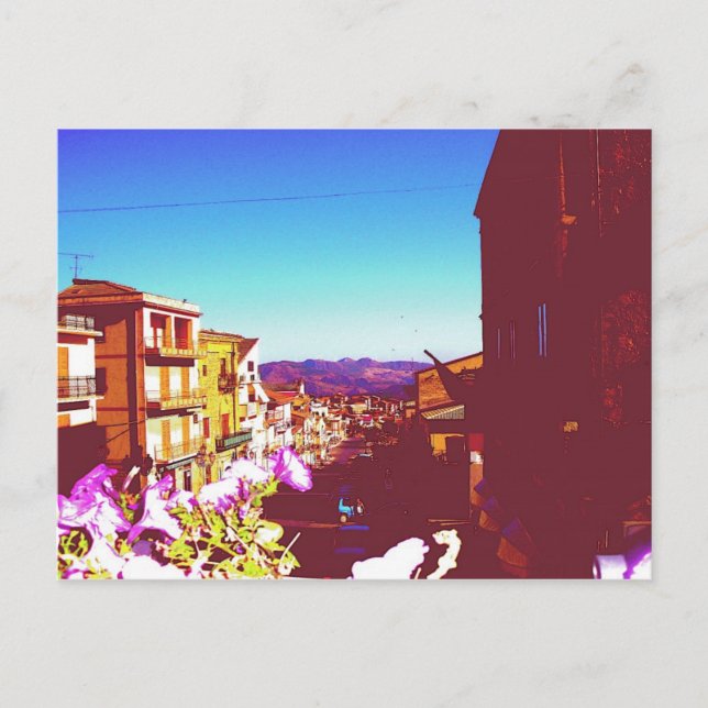 Summer Cianciana, Sicily Postcard (Front)