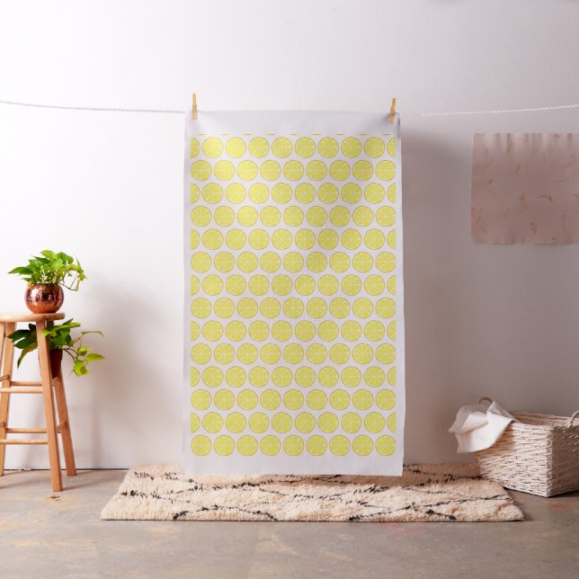 Summer Citrus Lemon Fabric (In Situ)