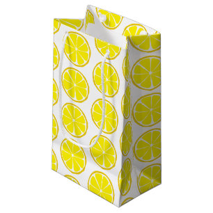 Summer Citrus Lemon Gift Bag - SM/MED/WINE