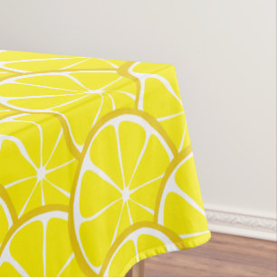 Summer Citrus Lemon Tablecloth