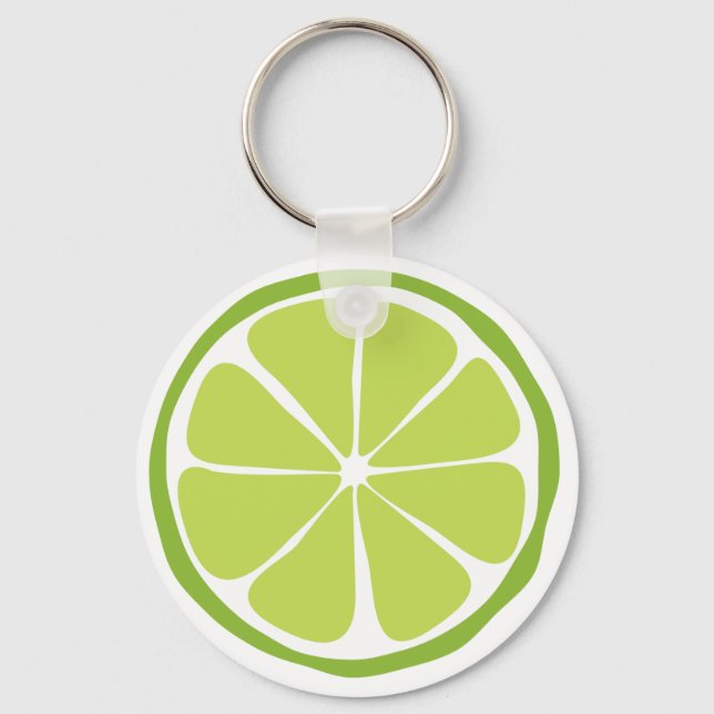 Summer Citrus Lime Keychain (Front)