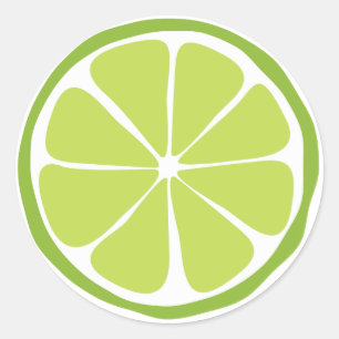 Summer Citrus Lime Stickers
