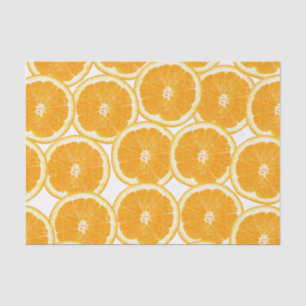 Summer Citrus Orange Slices Tissue Paper