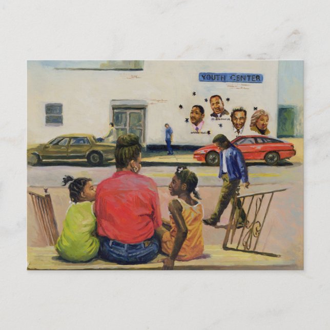 Summer City Stoop 2000 Postcard (Front)