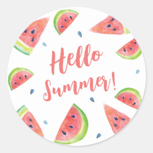 Summer  classic round sticker