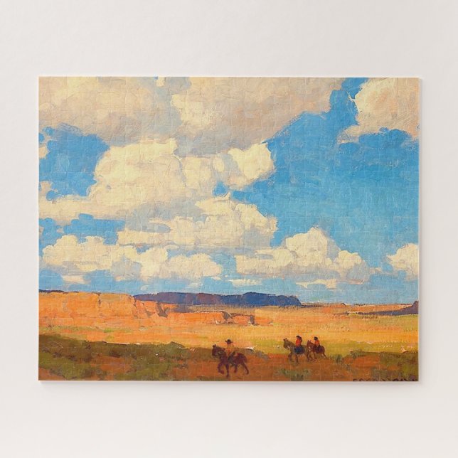 Summer Clouds Edgar Payne Jigsaw Puzzle (Horizontal)