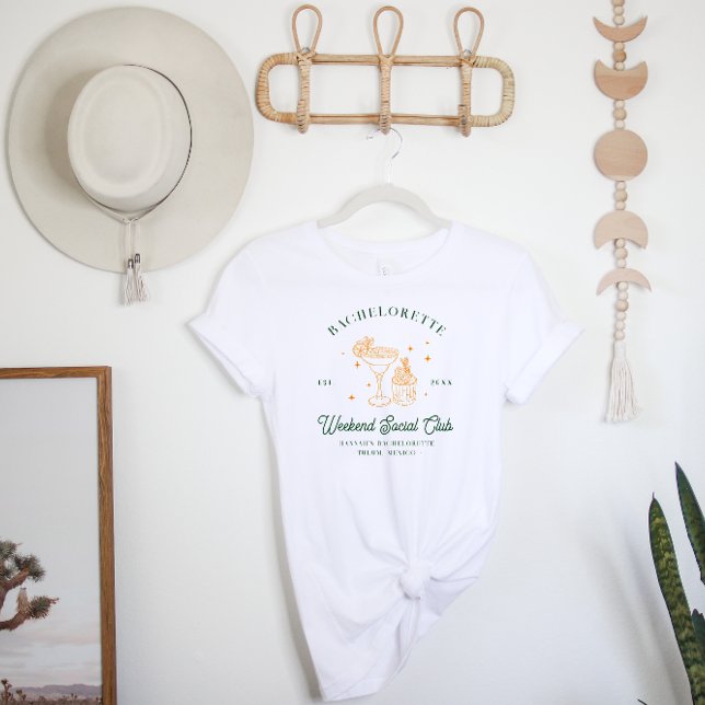 Summer Cocktail Club | Bachelorette T-Shirt (Creator Uploaded)