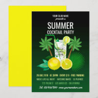 Summer Cocktails Club/Corporate Party add logo