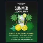 Summer Cocktails Club/Corporate Party add photo Flyer<br><div class="desc">Personalised Summer Cocktail Party Invite versatile for any type of club/association or organisation.</div>