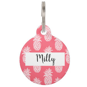 Summer Cocktails Girly Dog Tag