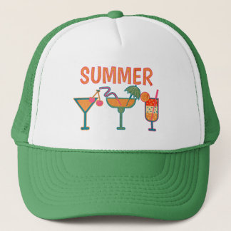 Summer Cocktails Trucker Hat