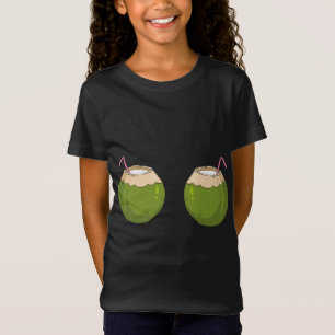 Summer Coconut Bra Funny Coconut T-Shirt