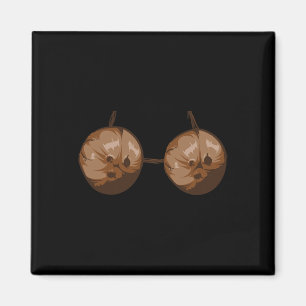 Summer Coconut Bra Halloween Costume Fun Outfit Gi Magnet