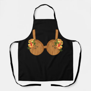 Summer Coconut Bra Halloween Costume Hawaii Hawaii Apron