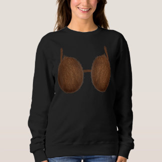 Summer Coconut Bra Halloween Costume Sweatshirt