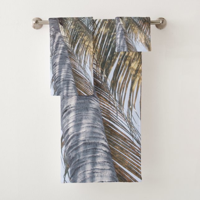 Summer Coconut Chill Palm 1 Bath Towel Set (Insitu)