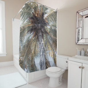 Summer Coconut Chill Palm 1 Shower Curtain