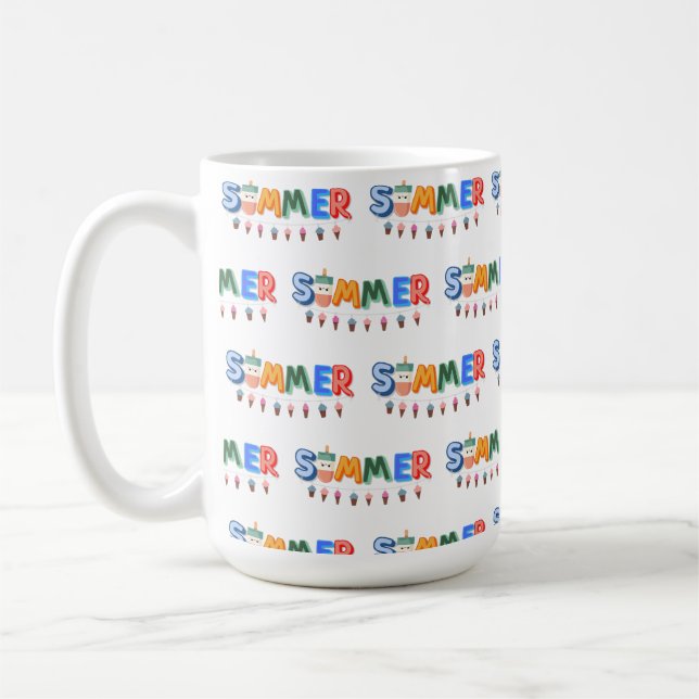 summer coffee mug (Left)