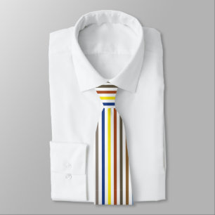 Summer Colorful Stripes Tie
