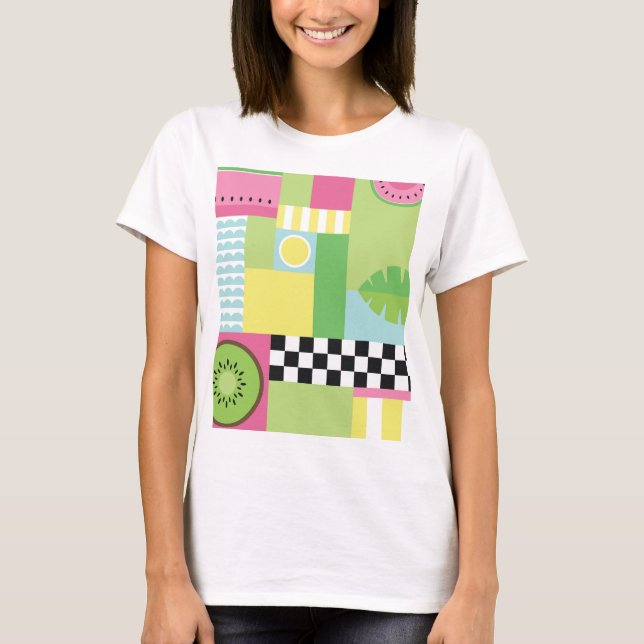 Summer Colorfull Fruits T-Shirt (Front)