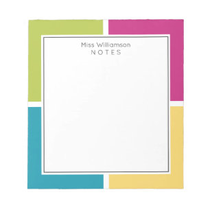 SUMMER COLORS Personalised Notepad