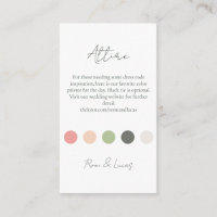 Summer Colour Dot Wedding Attire Dress Code