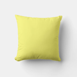 Summer Colour Trend Butter Yellow Cushion