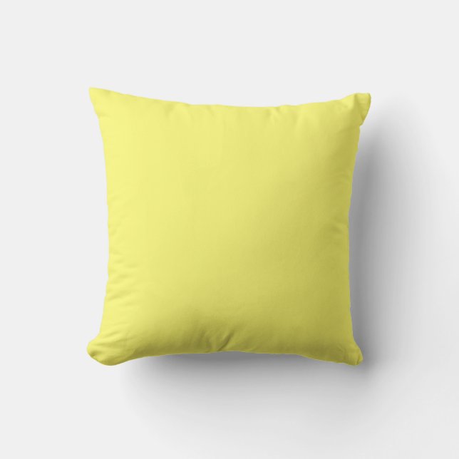 Summer Colour Trend Butter Yellow Cushion (Front)