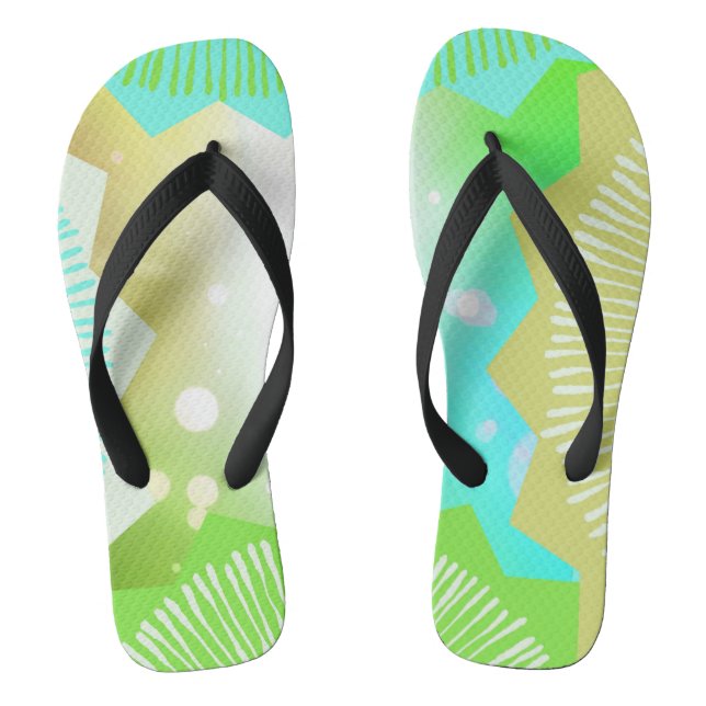 Summer Colourful  Flip Flops (Footbed)