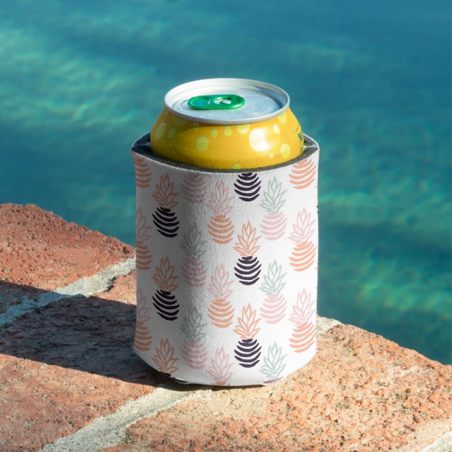 Summer colourful pineapple fruit pattern can cooler (In Situ Pool)