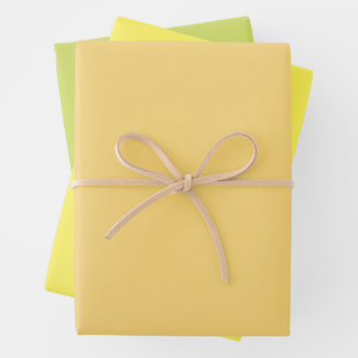 Summer Colours in Three Complimentary Tones Wrapping Paper Sheet
