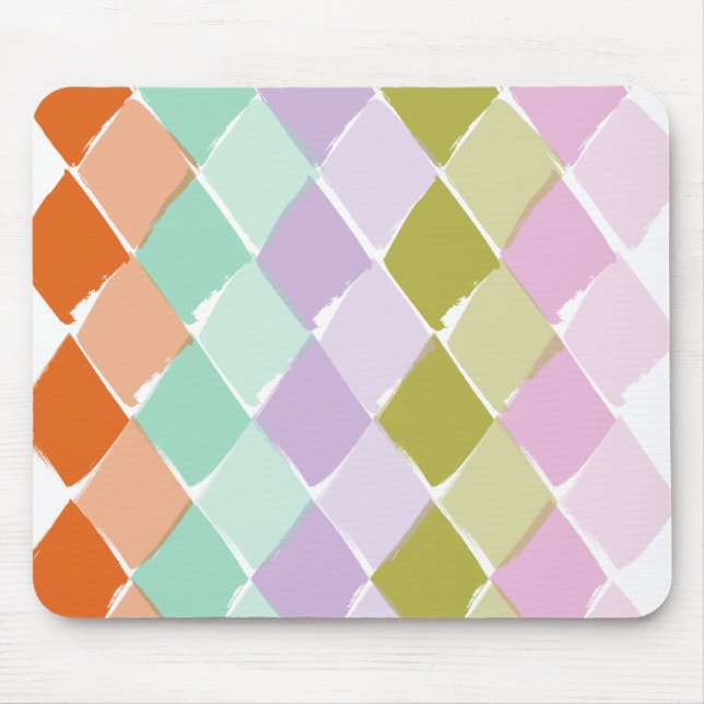  Summer colours pattern  prism Mouse Mat (Front)