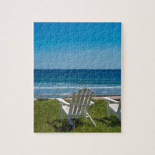 Summer Comes to Higgins Beach Jigsaw Puzzle