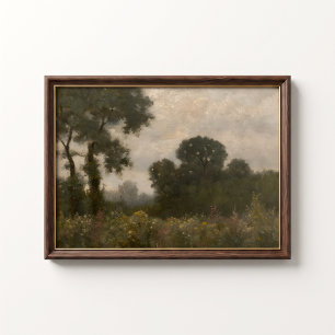 Summer Cottage Garden Wall Poster