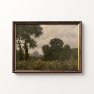 Summer Cottage Garden Wall Poster
