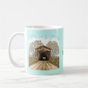 Summer Covered Bridge Coffee Mug