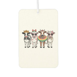 Summer Cows PNG, Beach Farm Car Air Freshener