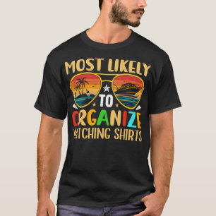 Summer Cruise Most Likely to Organise Matching T-Shirt