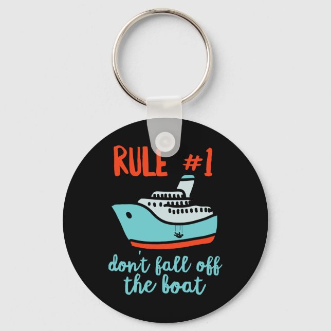 Summer Cruising Ship 2022 Trip Fun Don't Fall Off  Key Ring (Front)