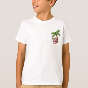 Summer Cupcake Palm Tree Vacation Kids T-Shirt
