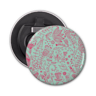 Summer cute floral pattern bottle opener