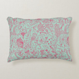 Summer cute floral pattern decorative cushion