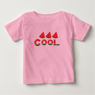 Summer Cute Slides Watermelon Baby T-Shirt