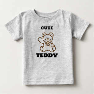 Summer Cute Teddy Bear Kids Baby T-Shirt