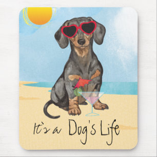 Summer Dachshund Mouse Mat