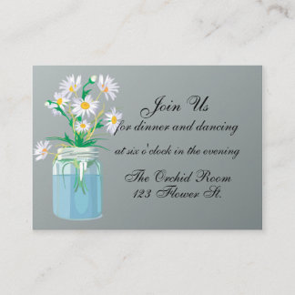 Summer Daisies Reception Cards