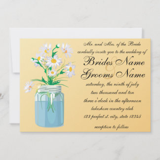 Summer Daisies Wedding Invitations