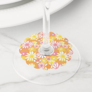 Summer Daisies Wine Tags