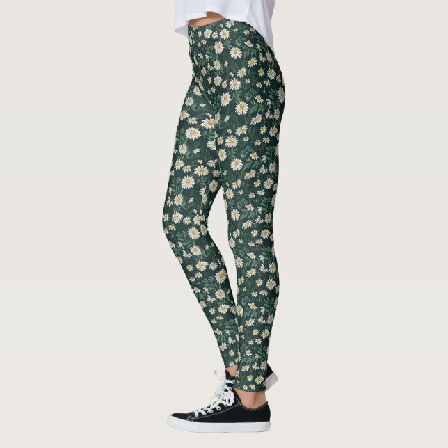 Summer Daisy Meadow Leggings (Left)