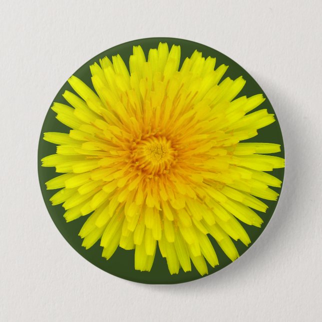 Summer Dandelion Round Button (Front)